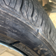 This tire lasted a whopping three days before I ran over a nail in an un-patchable spot